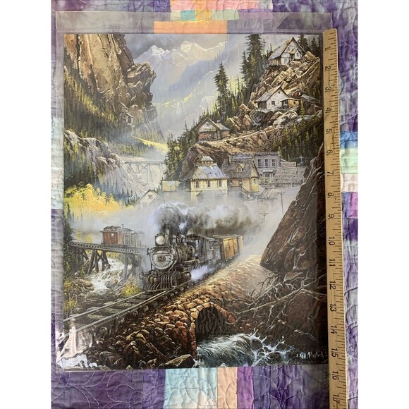 Ted Blaylock Mountain Town Metal 12.5x16 Sign Wall Decor Bar Man Cave Shop Art - Picture 3 of 3